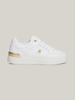 Sneakersy*Tommy Hilfiger Buty Sportowe Na Grubej Podeszwie WHITE