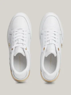 Sneakersy*Tommy Hilfiger Buty Sportowe Na Grubej Podeszwie WHITE