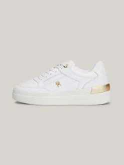 Sneakersy*Tommy Hilfiger Buty Sportowe Na Grubej Podeszwie WHITE