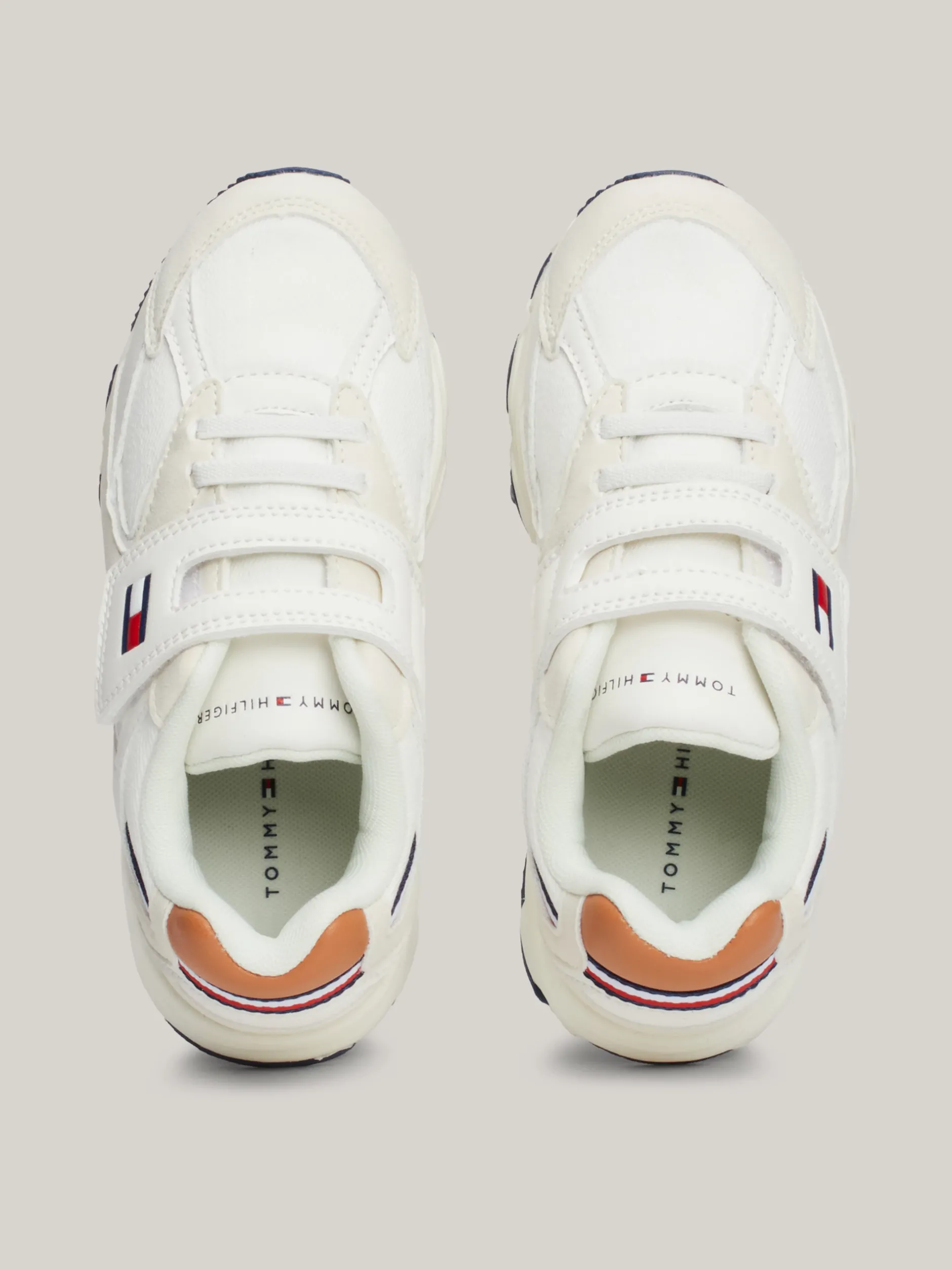 Obuwie I Akcesoria*Tommy Hilfiger Buty Sportowe O Mieszanej Fakturze BEIGE/TOBACCO