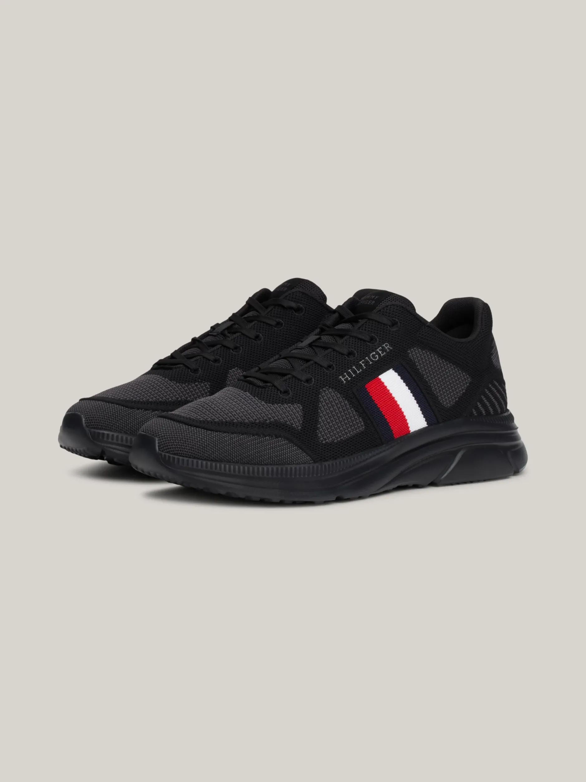 Sneakersy*Tommy Hilfiger Buty Sportowe Typu Runner BLACK
