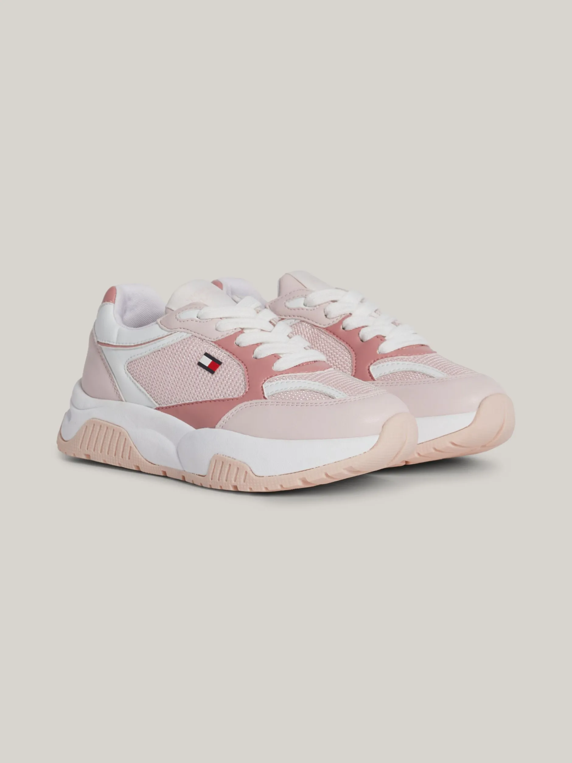 Obuwie I Akcesoria*Tommy Hilfiger Buty Sportowe Z Delikatnym Protektorem PINK/WHITE