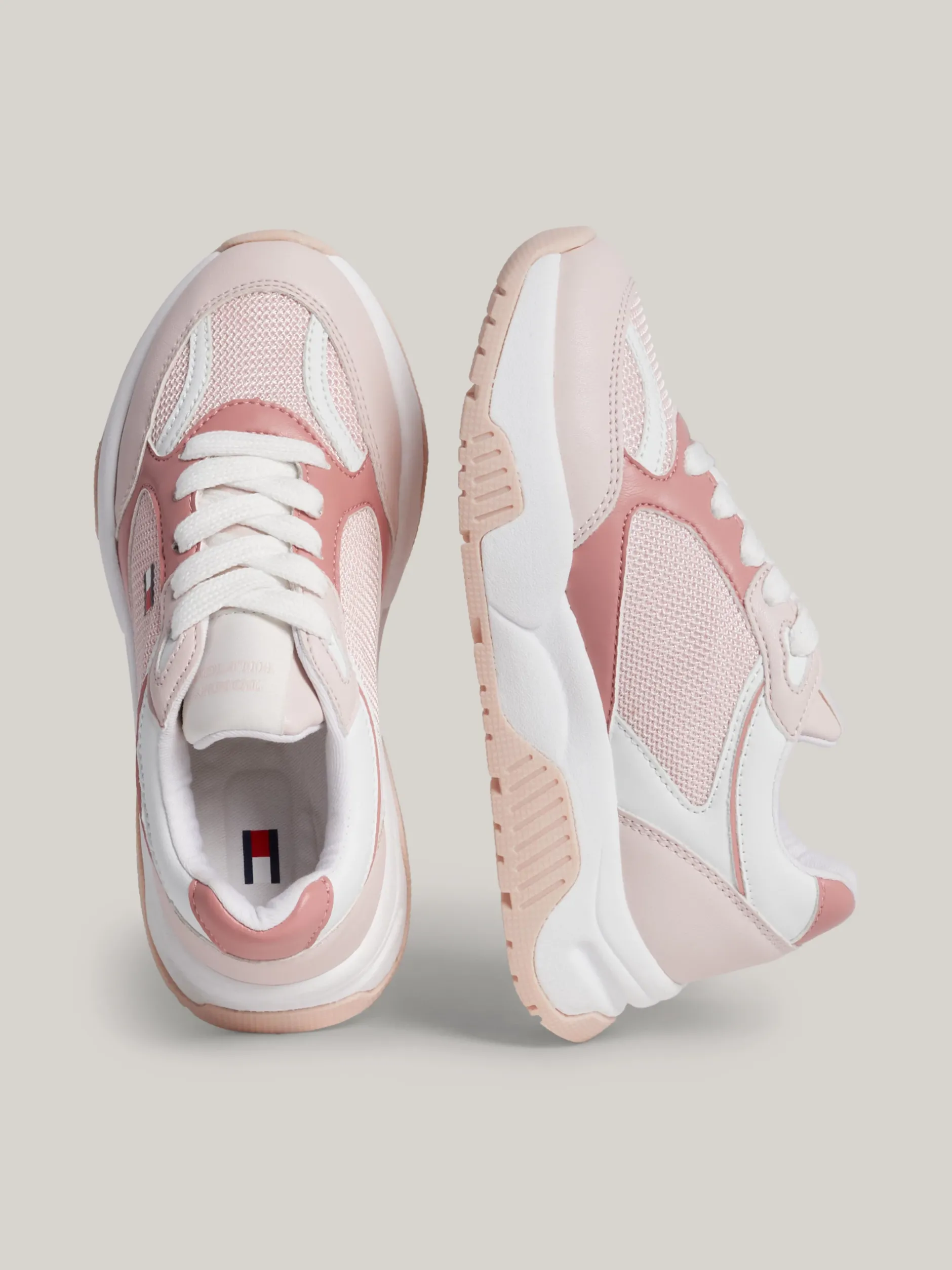 Obuwie I Akcesoria*Tommy Hilfiger Buty Sportowe Z Delikatnym Protektorem PINK/WHITE