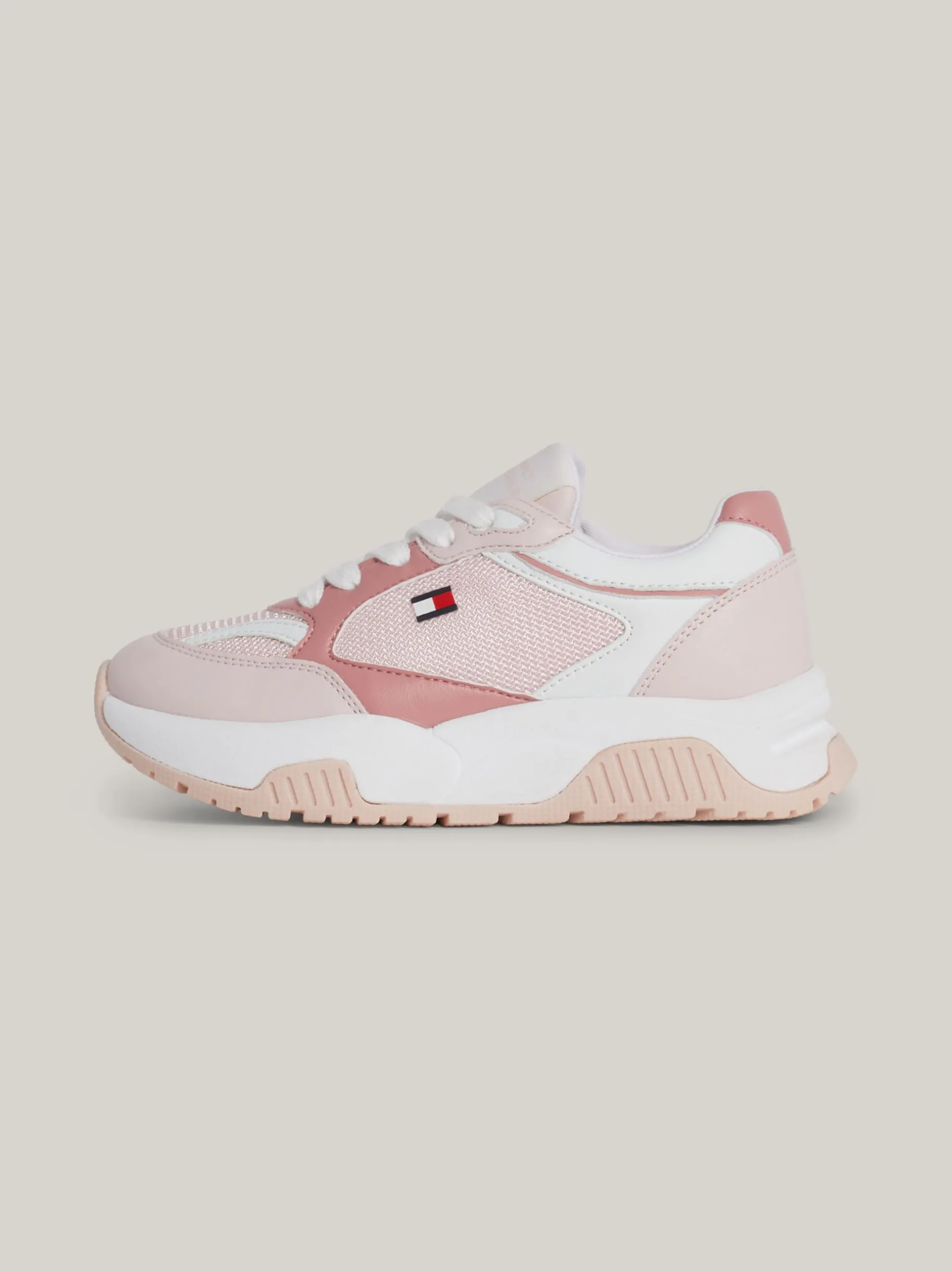 Obuwie I Akcesoria*Tommy Hilfiger Buty Sportowe Z Delikatnym Protektorem PINK/WHITE