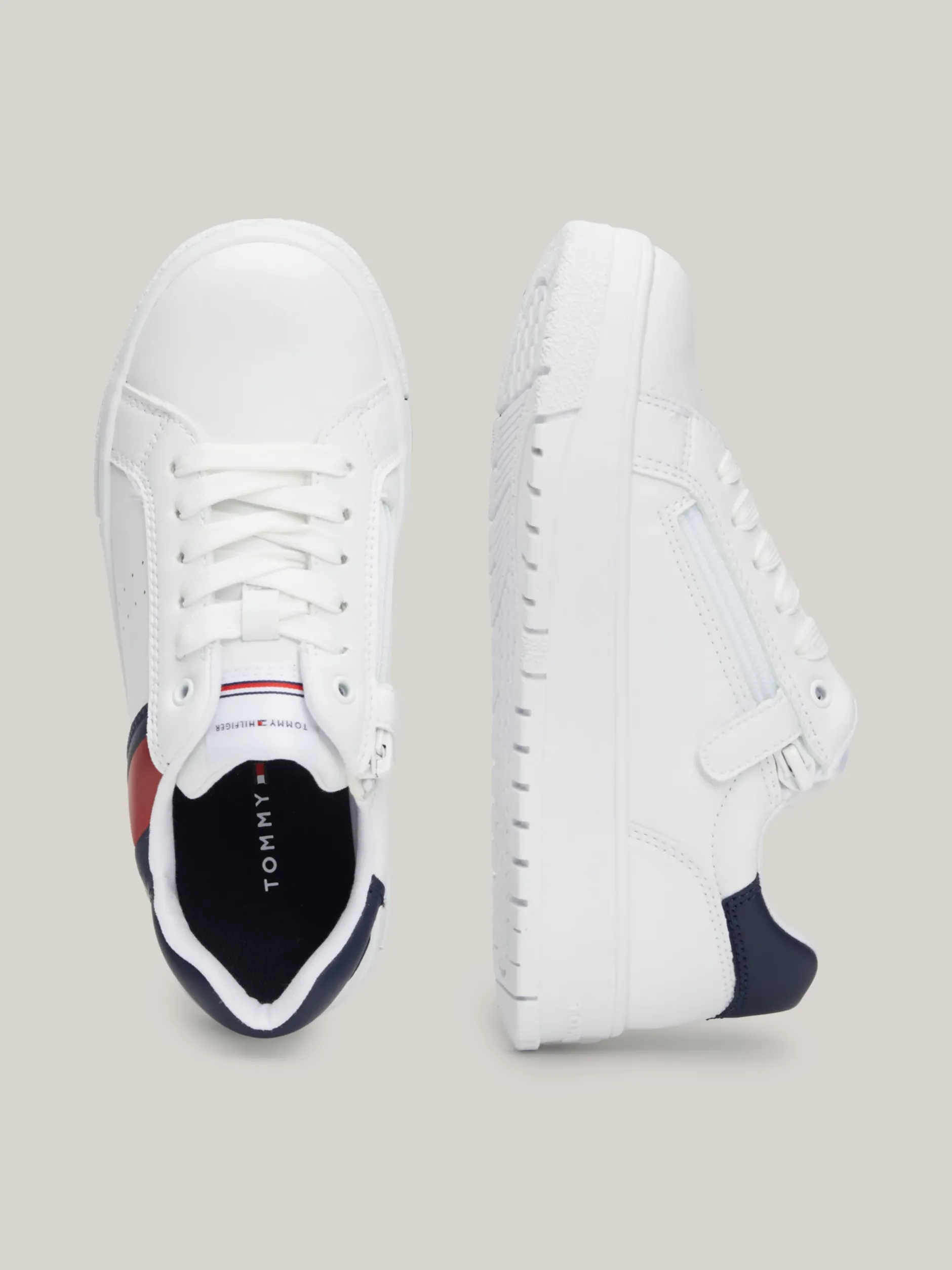 Obuwie I Akcesoria|Obuwie I Akcesoria*Tommy Hilfiger Buty Sportowe Z Flagą Na Grubej Podeszwie WHITE