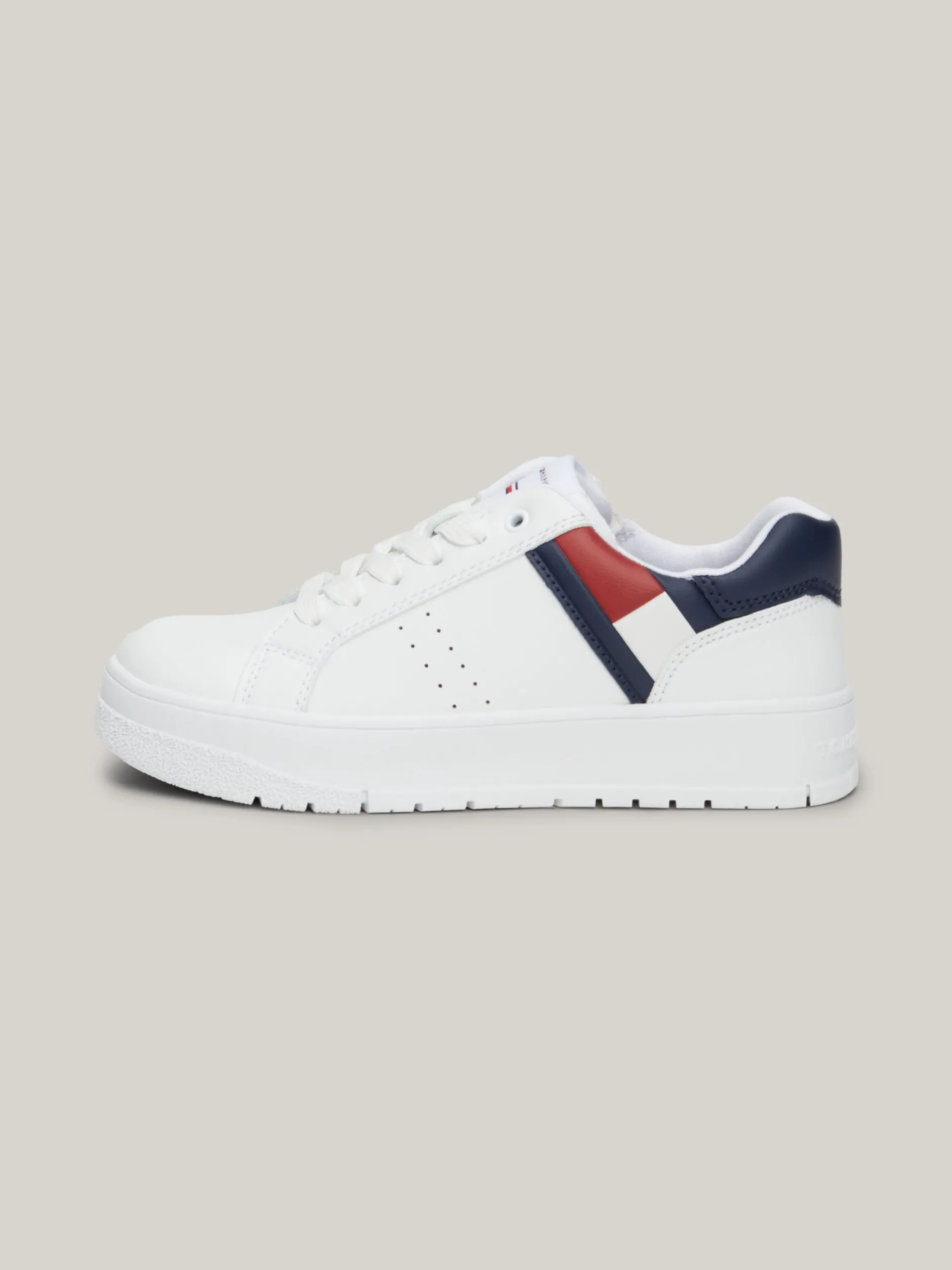 Obuwie I Akcesoria|Obuwie I Akcesoria*Tommy Hilfiger Buty Sportowe Z Flagą Na Grubej Podeszwie WHITE