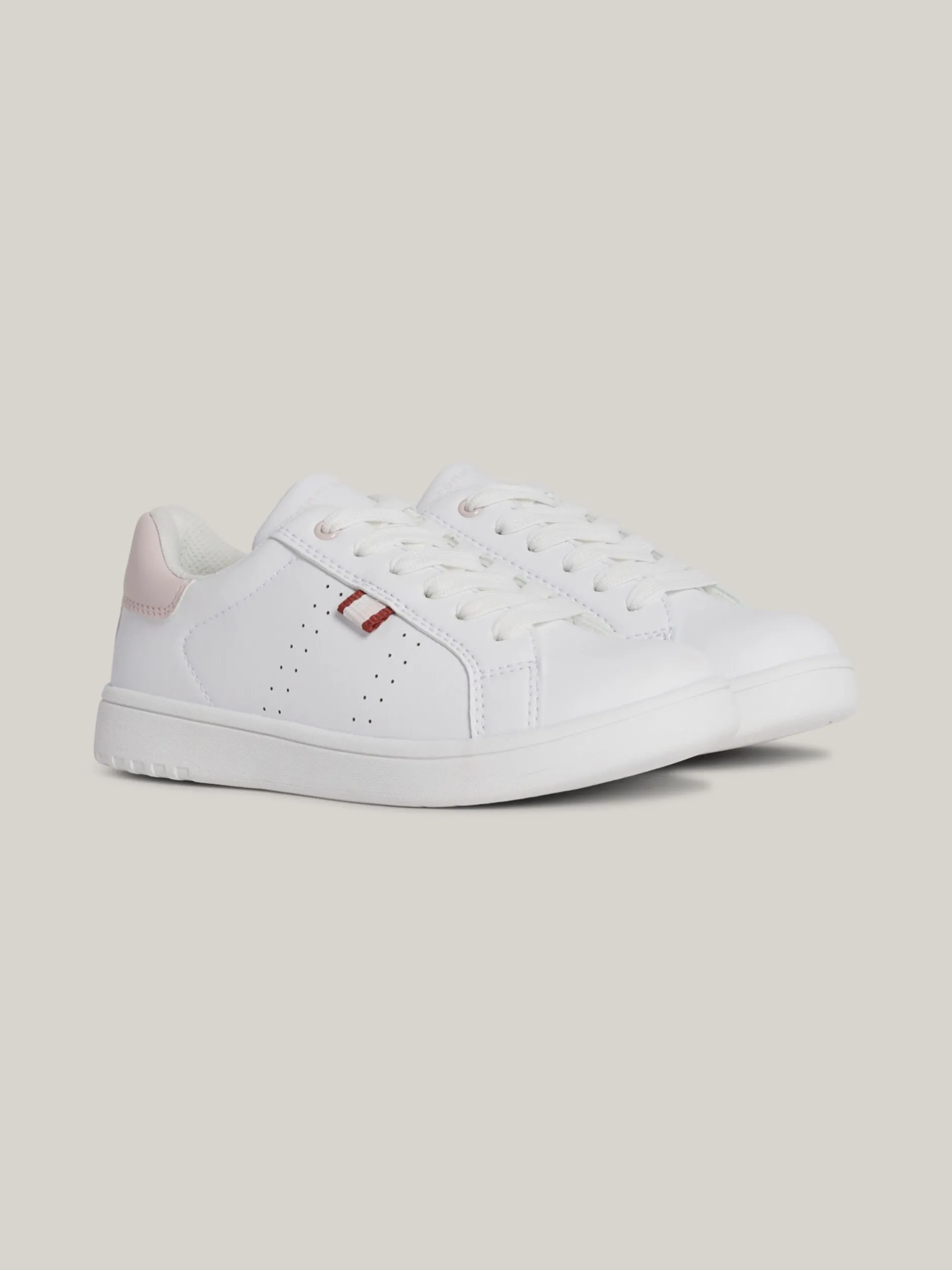 Obuwie I Akcesoria*Tommy Hilfiger Buty Sportowe Z Kontrastową Wstawką WHITE/PLATINUM