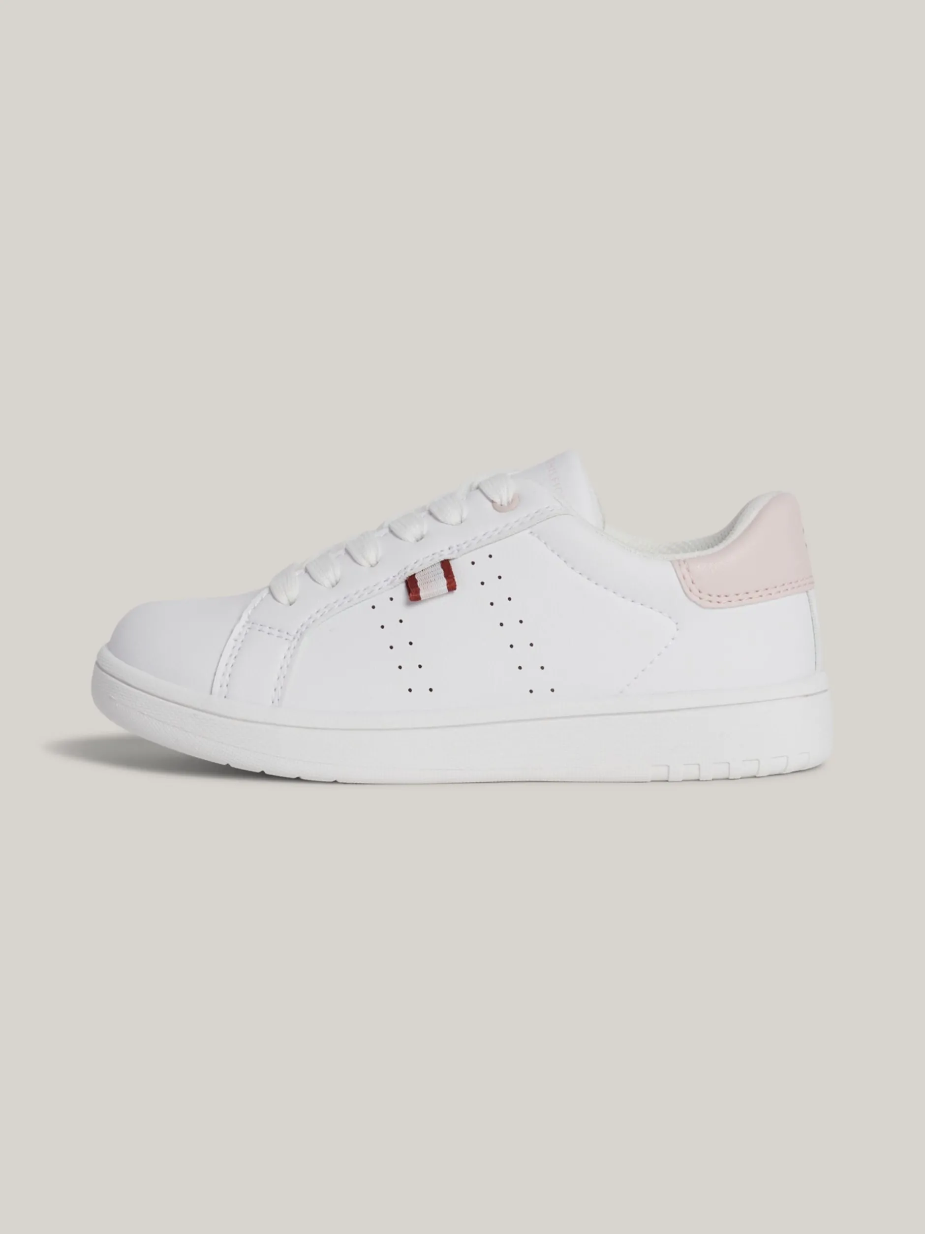 Obuwie I Akcesoria*Tommy Hilfiger Buty Sportowe Z Kontrastową Wstawką WHITE/PLATINUM