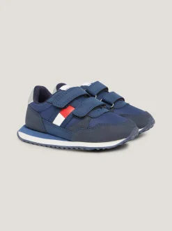 Obuwie I Akcesoria*Tommy Hilfiger Buty Sportowe Z Zapięciem Na Rzep I Flagą BLUE