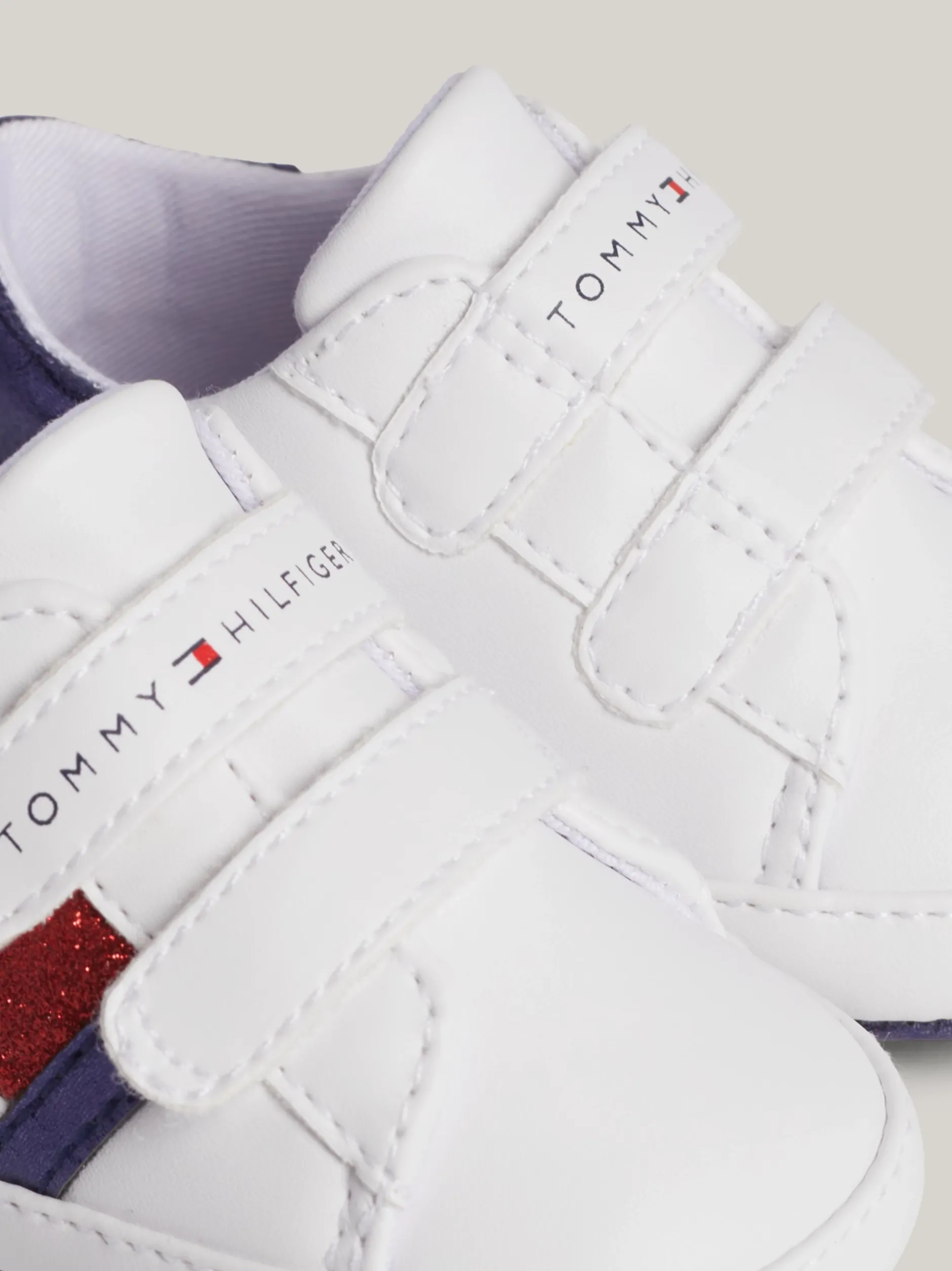 Obuwie I Akcesoria*Tommy Hilfiger Buty Sportowe Z Zapięciem Na Rzep WHITE/BLUE