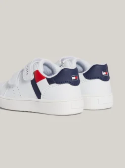 Obuwie I Akcesoria*Tommy Hilfiger Buty Sportowe Z Zapięciem Na Rzep I Flagą WHITE