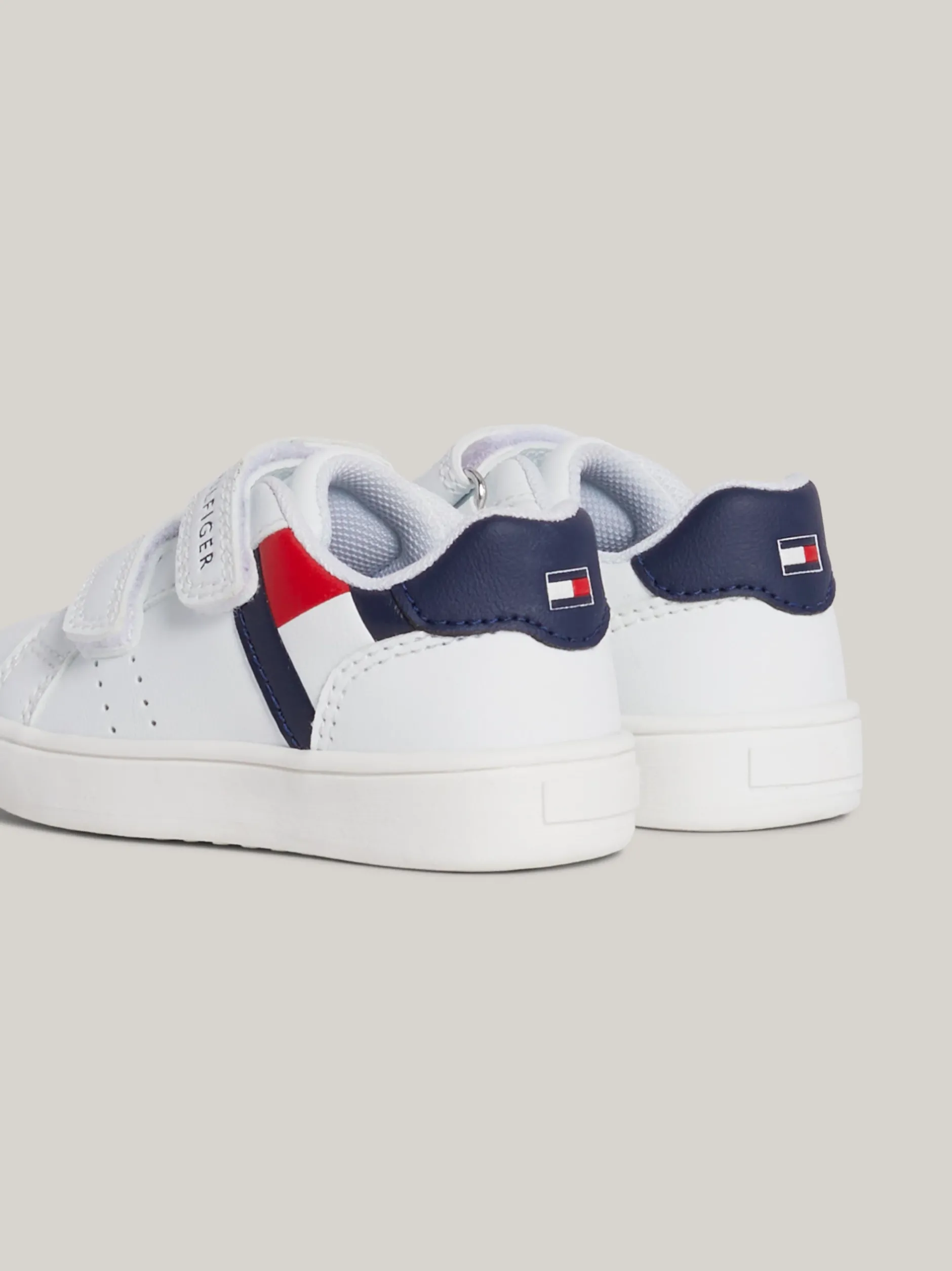 Obuwie I Akcesoria*Tommy Hilfiger Buty Sportowe Z Zapięciem Na Rzep I Flagą WHITE
