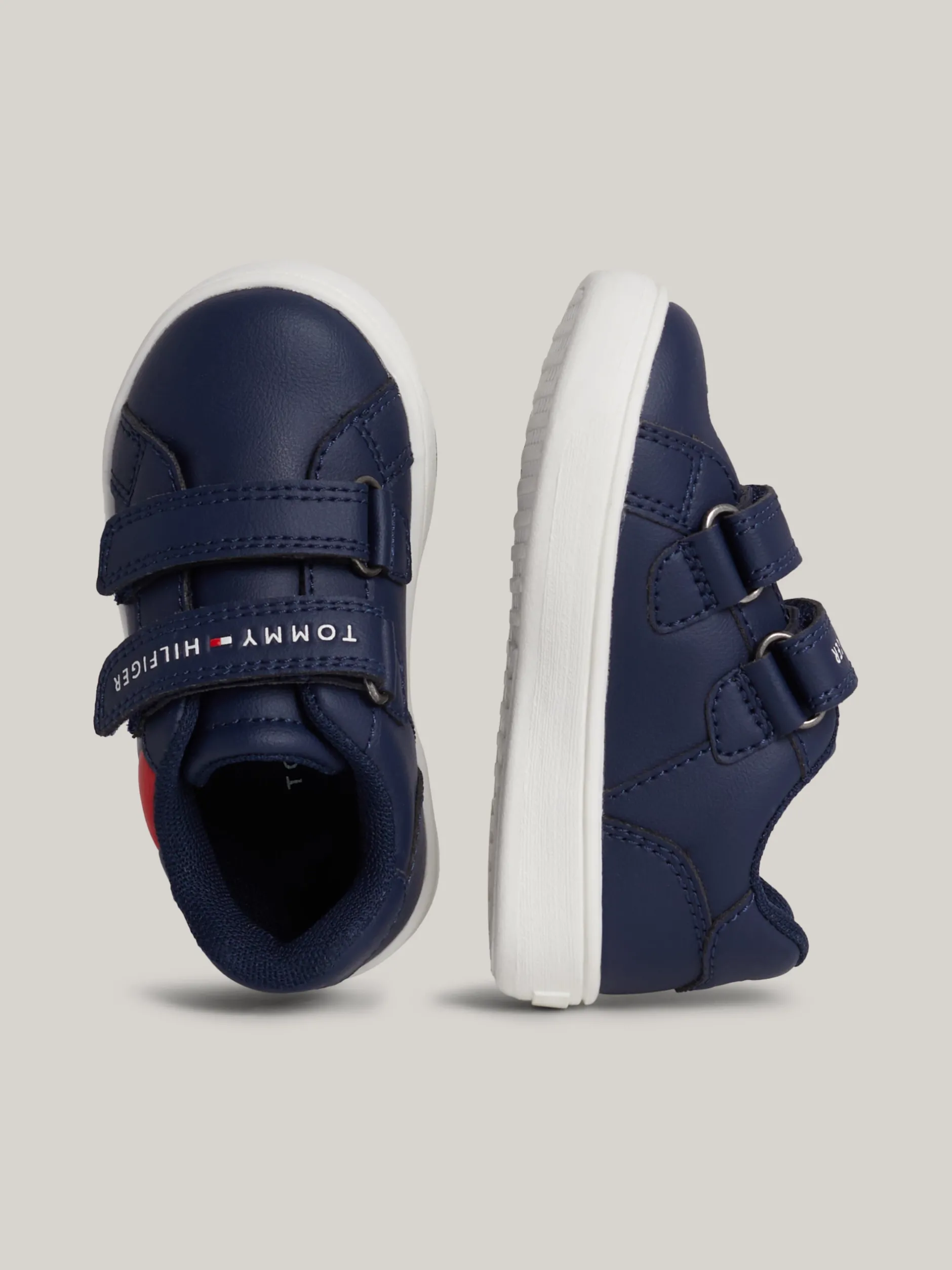 Obuwie I Akcesoria*Tommy Hilfiger Buty Sportowe Z Zapięciem Na Rzep I Flagą BLUE
