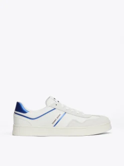 Sneakersy*Tommy Hilfiger Buty Sportowe Ze Skóry Greenwich Z Logo BRIGHT BLUE