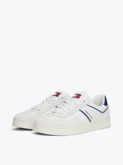 Sneakersy*Tommy Hilfiger Buty Sportowe Ze Skóry Greenwich Z Logo BRIGHT BLUE