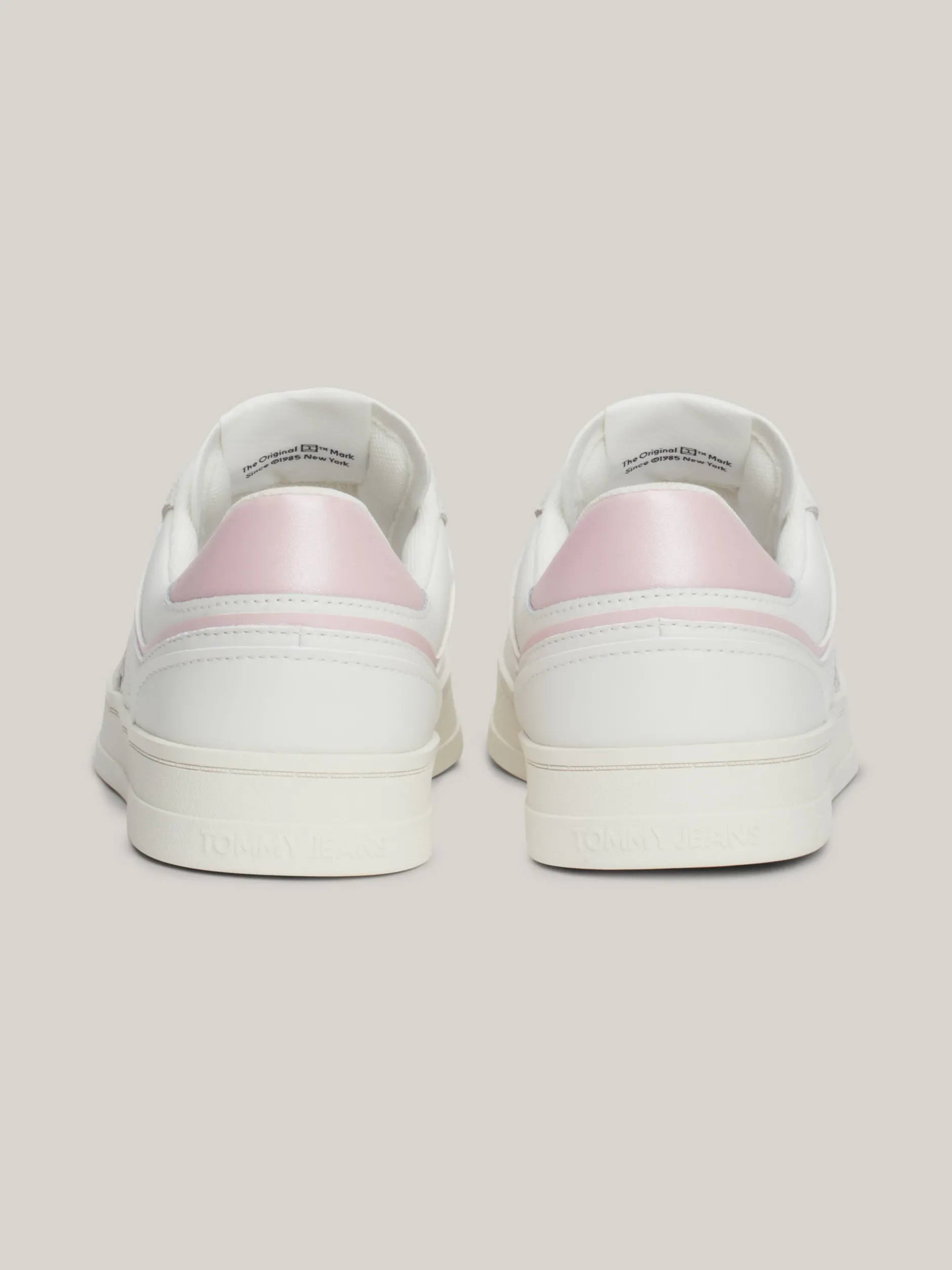 Sneakersy*Tommy Hilfiger Buty Sportowe Ze Skóry Greenwich Z Logo MISTY PINK