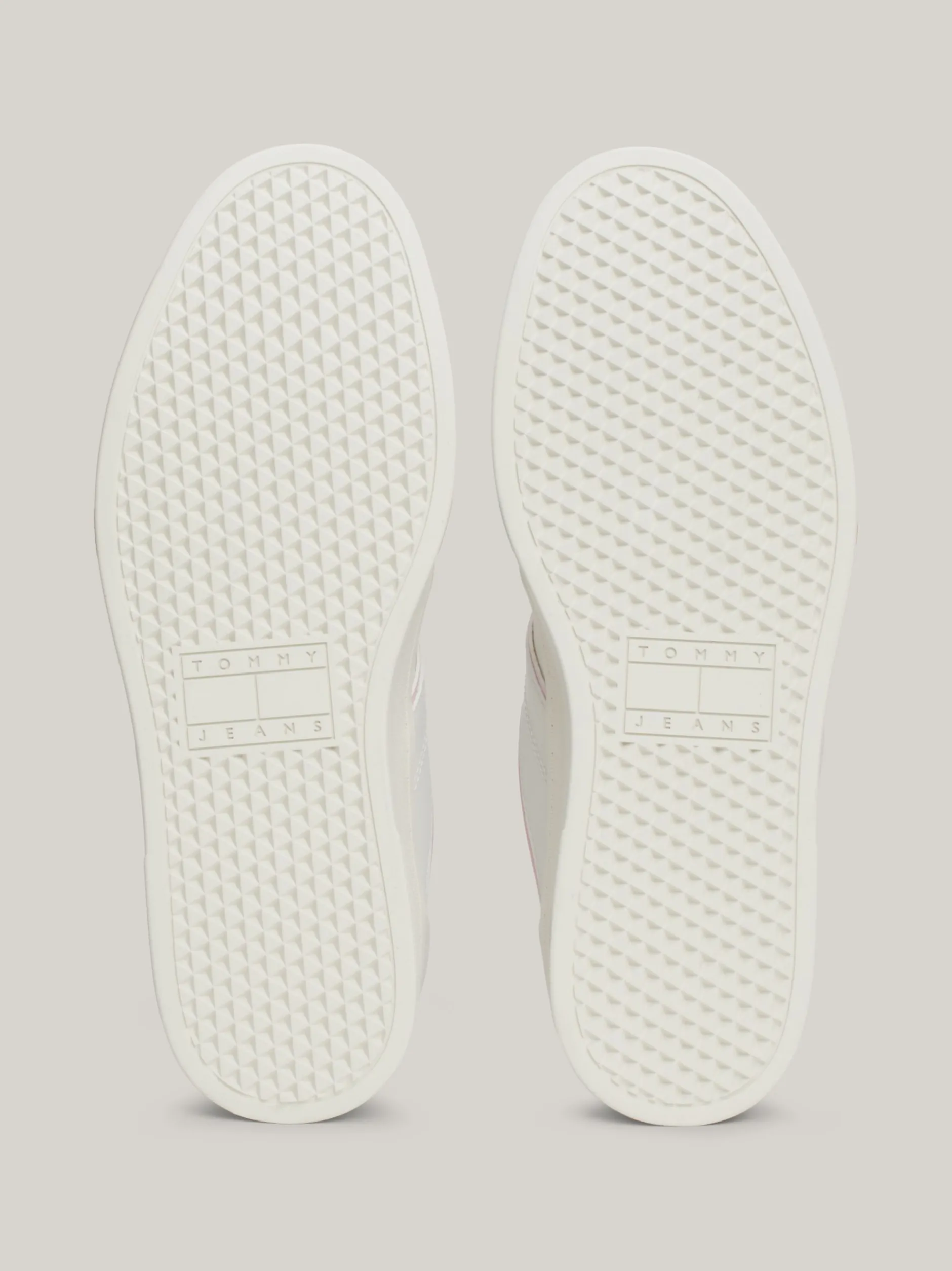 Sneakersy*Tommy Hilfiger Buty Sportowe Ze Skóry Greenwich Z Logo MISTY PINK