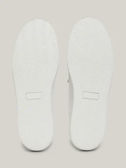 White Trainers|Sneakersy*Tommy Hilfiger Buty Sportowe Ze Skóry Premium Z Logo WHITE