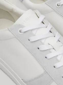 White Trainers|Sneakersy*Tommy Hilfiger Buty Sportowe Ze Skóry Premium Z Logo WHITE