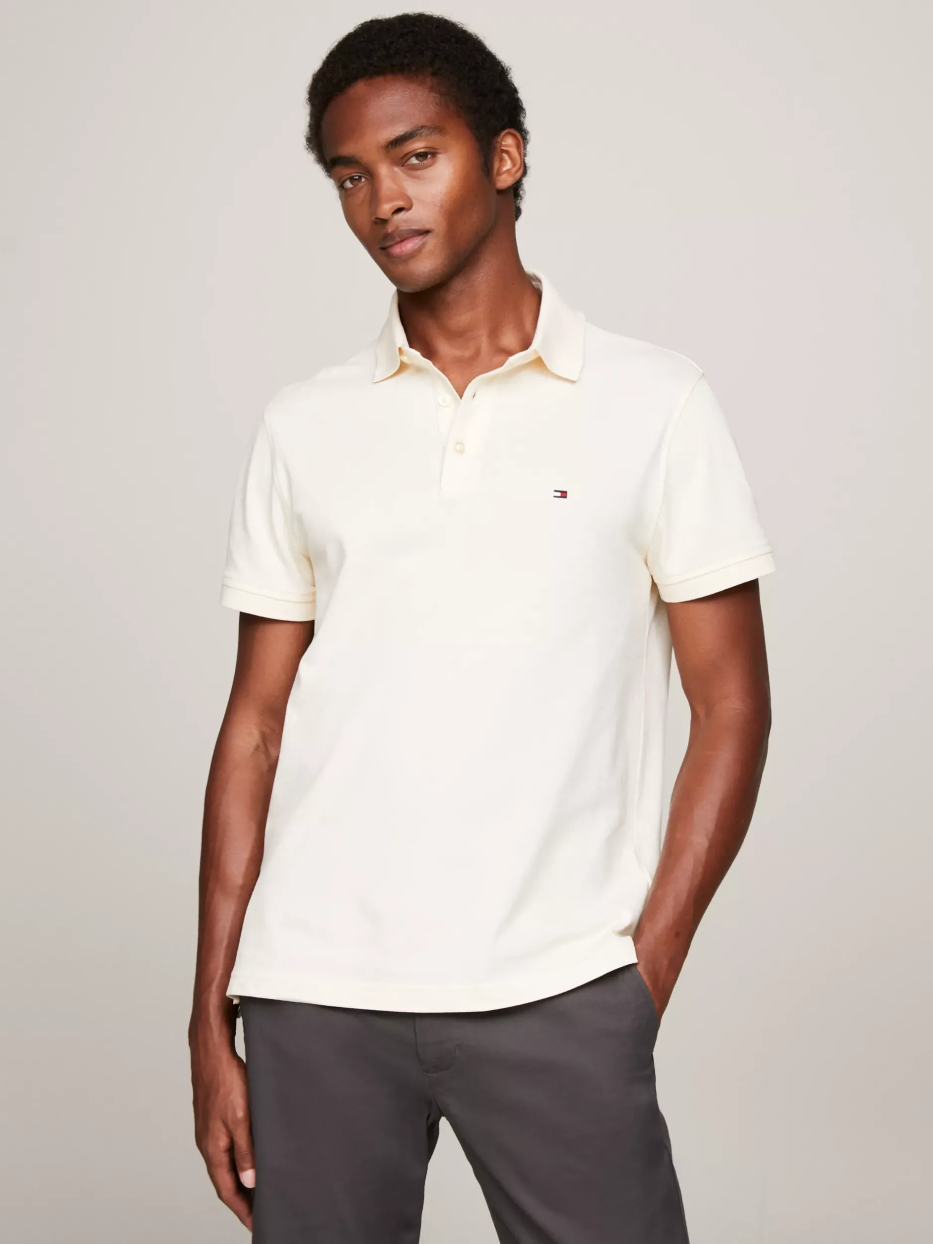 Spodnie*Tommy Hilfiger Chinosy Denton 1985 Collection DARK ASH