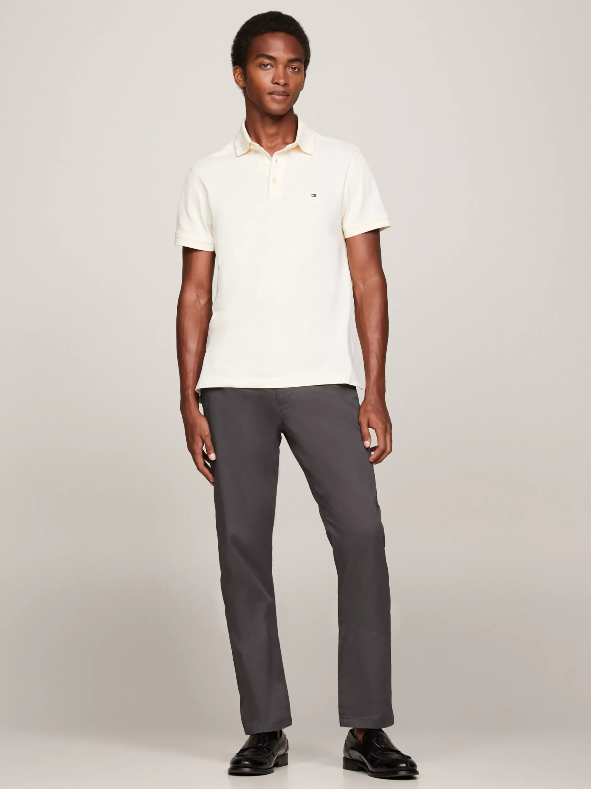 Spodnie*Tommy Hilfiger Chinosy Denton 1985 Collection DARK ASH