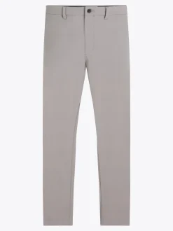 Spodnie*Tommy Hilfiger Chinosy Denton Z Materiału Pochłaniającego Wilgoć HYDROGEN GREY