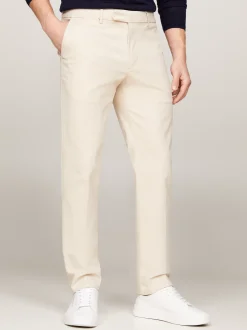 Spodnie*Tommy Hilfiger Chinosy Denton Z Prostymi Nogawkami CLASSIC BEIGE