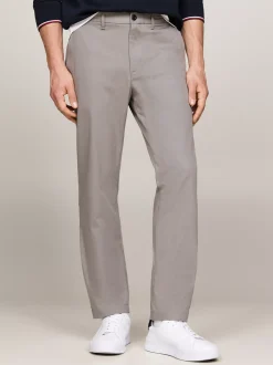 Spodnie*Tommy Hilfiger Chinosy Denton Z Prostymi Nogawkami HYDROGEN GREY
