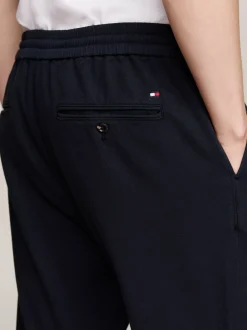 Spodnie*Tommy Hilfiger Chinosy Farbowane Po Uszyciu DESERT SKY