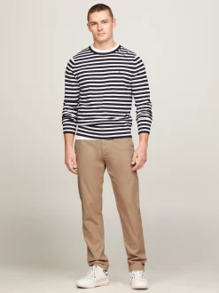 Spodnie*Tommy Hilfiger Chinosy Harlem Ze Zwężanymi Nogawkami BEIGE