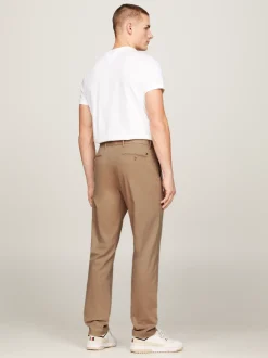 Spodnie*Tommy Hilfiger Chinosy Harlem Ze Zwężanymi Nogawkami BEIGE