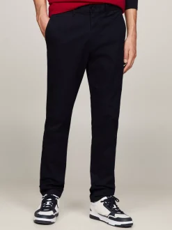Spodnie*Tommy Hilfiger Chinosy Harlem Ze Zwężanymi Nogawkami DESERT SKY