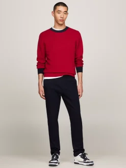 Spodnie*Tommy Hilfiger Chinosy Harlem Ze Zwężanymi Nogawkami DESERT SKY