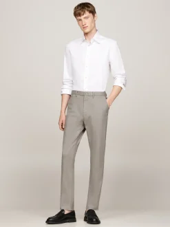 Spodnie*Tommy Hilfiger Chinosy Harlem Ze Zwężanymi Nogawkami HYDROGEN GREY