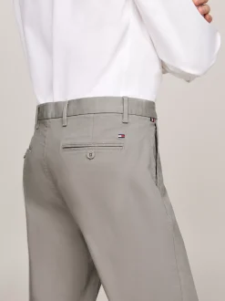 Spodnie*Tommy Hilfiger Chinosy Harlem Ze Zwężanymi Nogawkami HYDROGEN GREY