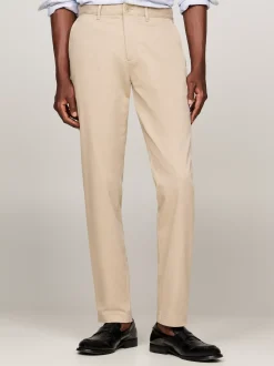 Spodnie*Tommy Hilfiger Chinosy Harlem Ze Zwężanymi Nogawkami BATIQUE KHAKI