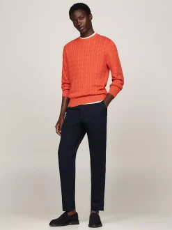 Spodnie*Tommy Hilfiger Chinosy Harlem Ze Zwężanymi Nogawkami DESERT SKY