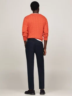 Spodnie*Tommy Hilfiger Chinosy Harlem Ze Zwężanymi Nogawkami DESERT SKY