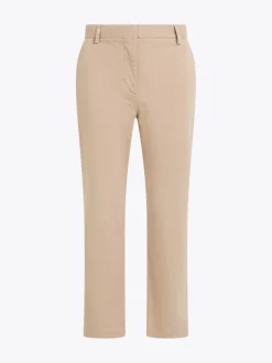 Spodnie*Tommy Hilfiger Chinosy O Wąskim Kroju Z Bawełny Ze Stretchem BEIGE