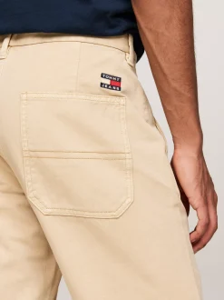 Spodnie*Tommy Hilfiger Chinosy Ryan Z Diagonalu GENTLE GOLD