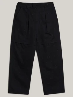 Spodnie*Tommy Hilfiger Chinosy Tommy X Mercedes F1 X CR BLACK
