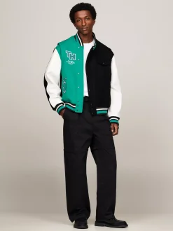 Spodnie*Tommy Hilfiger Chinosy Tommy X Mercedes F1 X CR BLACK