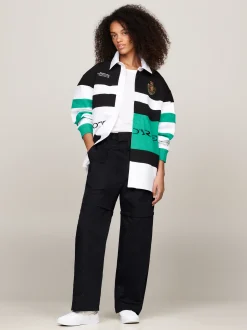 Spodnie*Tommy Hilfiger Chinosy Tommy X Mercedes F1 X CR BLACK