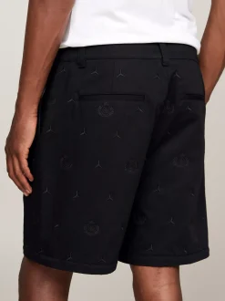 Spodnie*Tommy Hilfiger Chinosy Tommy X Mercedes F1 X CR BLACK