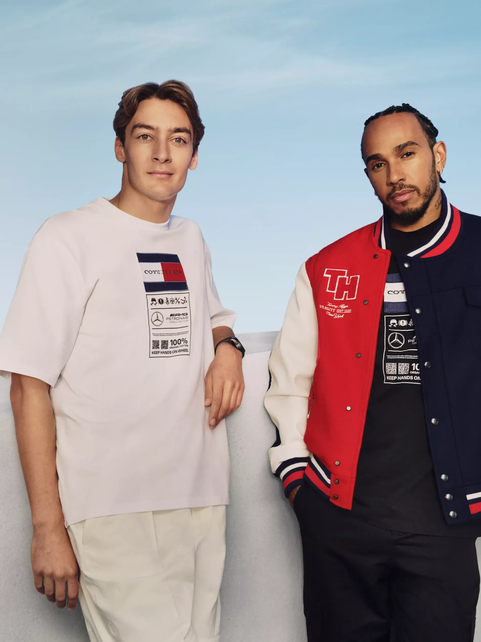 Spodnie*Tommy Hilfiger Chinosy Tommy X Mercedes F1 X CR HIGHLAND SPIRIT
