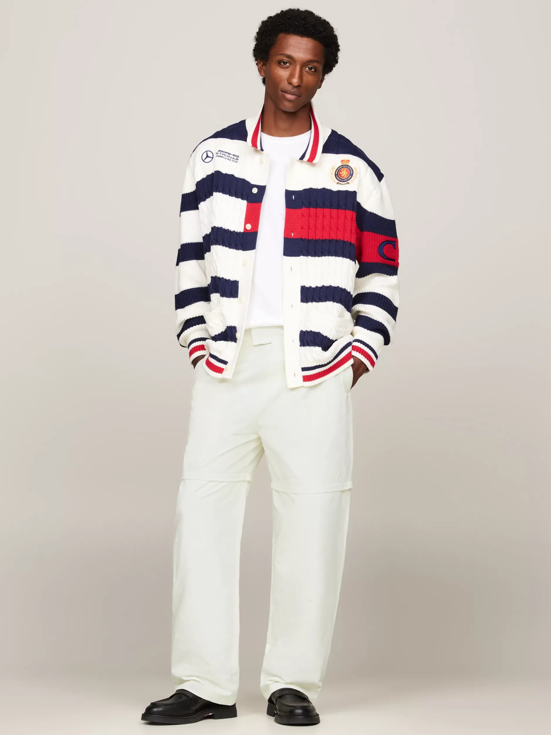 Spodnie*Tommy Hilfiger Chinosy Tommy X Mercedes F1 X CR HIGHLAND SPIRIT