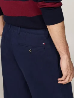 Spodnie*Tommy Hilfiger Chinosy Ze Zwężanymi Nogawkami DESERT SKY