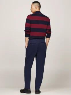 Spodnie*Tommy Hilfiger Chinosy Ze Zwężanymi Nogawkami DESERT SKY
