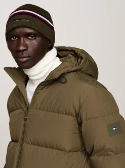 Czapki|Czapki I Szaliki*Tommy Hilfiger Czapka Beanie Corporate Z Tasiemką ARMY GREEN