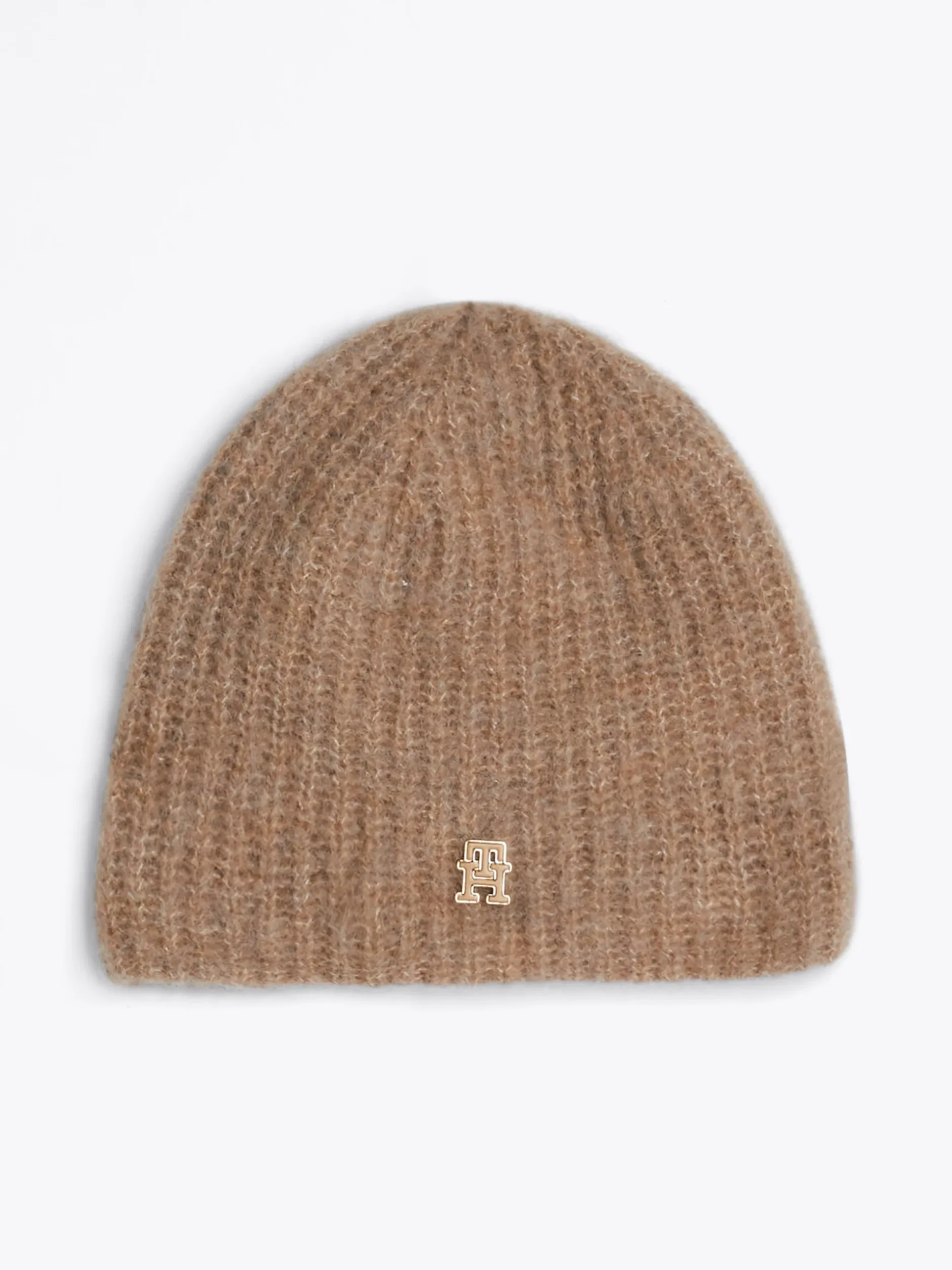 Czapki|Czapki I Szaliki*Tommy Hilfiger Czapka Beanie Z Mieszanki Wełny Z Alpaki CAMEL